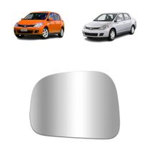Refil lente espelho retrovisor nissan tiida 2007 a 2013 lado esquerdo Refil lente espelho retrovisor nissan tiida 2007 a 2013 lado esquerdo