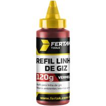 Refil Linha Giz 120G Vermelho Gesseiro Marcação Nível