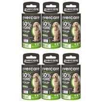 Refil Lint Roller Evercare Extra Sticky Pet, 60 folhas, pacote com 6
