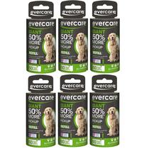 Refil Lint Roller Evercare Giant Pet Hair, pacote com 6