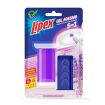 Refil Lipex Gel Adesivo Sanitário 4 Discos Lavanda 28g