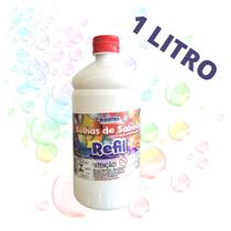 Refil Liquido 1 Litro Para Maquina De Fazer Bolhas De Sabão - Brasilflex