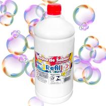 Refil Liquido Brinquedos de Bolha de Sabão Garrafa 1 Litro