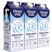 Refil líquido de sabonete Cleancult 960 ml (pacote com 3) Fresh Rain Refil líquido de sabonete Cleancult 960 ml (pacote com 3) Fresh Rain