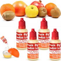 Refil Líquido para Armadilha de Moscas-das-Frutas Qualirey 4x20ml Vermelho