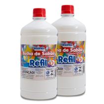 Refil Liquido Para Fazer Bolha De Sabão Perfumado 2 Litros - BrasilFlex