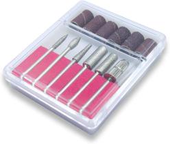 Refil Lixa Elétrica De Unha Manicure Com Brocas E Lixas