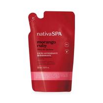 Refil Loção Antioxidante Corporal Spa Morango Ruby 350Ml - Boticário