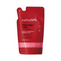 Refil Loção Antioxidante Nativa SPA Morango Ruby 400ml - O Boticário