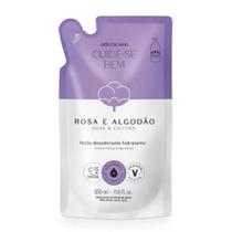 Refil Loção Cuide-se Bem Rosa e Algodão 350ml Oboticário - OBoticario