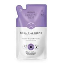 Refil Loção Cuide-se Bem Rosa e Algodão 350ml Oboticário - OBoticario