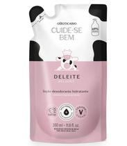 Refil Loção Desodorante Hidratante Corporal Cuide-se Bem Deleite 350ml