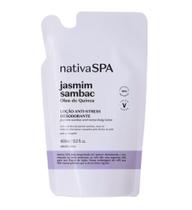 Refil Loção Hidratante Corporal Jasmim Sambac Anti-stress Nativa SPA Jasmim Sambac 400ml Refil Loção Hidratante Corporal Jasmim Sambac Anti-stress Nativa SPA Jasmim Sambac 400ml