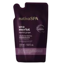 Refil Loção Nutritiva Desodorante Nativa Spa Uva Merlot 350ml Refil Loção Nutritiva Desodorante Nativa Spa Uva Merlot 350ml