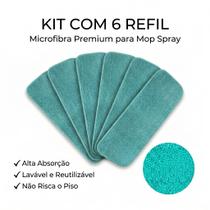 Refil Microfibra Mop Spray Multiuso Lavável Alta Absorção e Durabilidade Lava Enxágua Seca Premium - Refil Microfibra Mop Spray Multiuso Lavável Alta Absorção e Durabilidade Lava Enxágua Seca Premium -