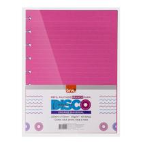 Refil Miolo Colorido Caderno Disco Pautado 40fls 231mm X 172mm
