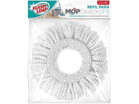 Refil mop 360 giratorio fit pequeno flash limp 100% em microfibra