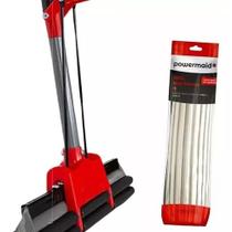 Refil mop esponja pro limpeza eficiente resistente muita absorção otima qualidade pisos e janelas powermaid