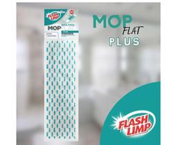 Refil Mop Flat Plus Microfibra Lavável Flash Limp