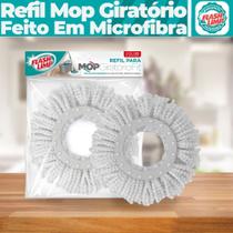 Refil Mop Giratório Fit Lavável em Microfibra Flash Limp