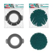 Refil MOP Giratório Fit Limpeza Pesada + Tira Pó (2 PEÇAS) Refil MOP Giratório Fit Limpeza Pesada + Tira Pó (2 PEÇAS)