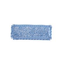 Refil Mop Microfibra Loop Articulado Azul e Branco 44cm Kunber