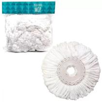 Refil Mop Pocket Esfregão Giratório Limpeza Prática Fit Limp