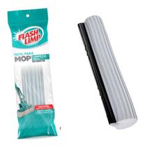 Refil Mop Rodo Mágico Flash Limp Original Limpeza Geral Plus