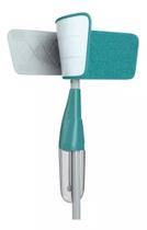 Refil Mop Spray Microfibral Alta Absorção Lavável com tiras autocolantes