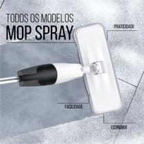 Refil Mop Spray Rodo Microfibra Reutilizável Modelo Universal Compatível com Varios Modelos