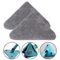 Refil Mop Triangular 360 Graus Clean Kit 2 Unidades