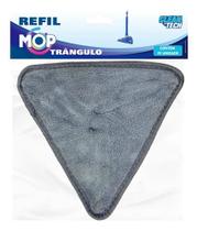 Refil Mop Triangular Giratório Pano Microfibra Alta Absorção Reposição Esfregão Limpeza Refil Mop Triangular Giratório Pano Microfibra Alta Absorção Reposição Esfregão Limpeza