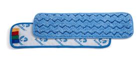 Refil Mop Úmido Microfibra Parede Azul 33cm Kunber