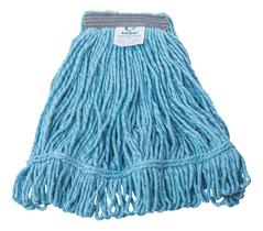 Refil Mop Úmido Sintético Ponta Dobrada Azul 340g Kunber