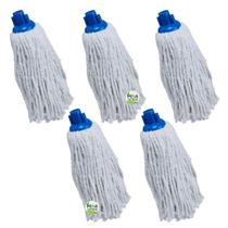 Refil Mopinho Encaixe de Rosca Mop Úmido Cru Algodão Pisos 5 Unidade Com Excelente Absorção de Líquidos Refil Mopinho Encaixe de Rosca Mop Úmido Cru Algodão Pisos 5 Unidade Com Excelente Absorção de Líquidos