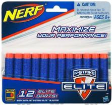 Refil nerf n-strike elite 12 dardos - hasbro - a0350