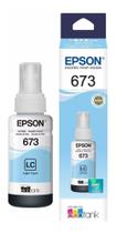Refil Original Epson 673 Ciano Light L800 L805 L810 L850 L1800 Refil Original Epson 673 Ciano Light L800 L805 L810 L850 L1800