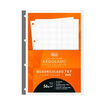 Refil P/ Caderno Argolado Universitário Tiliflex Quadriculado 80f - Tilibra