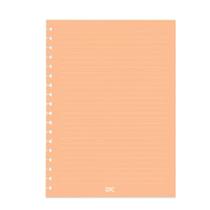 Refil p/ Caderno Smart Colegial 48fls Laranja Pautada DAC