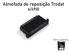 Refil p/ carimbo trodat 6/4910 tinta preta