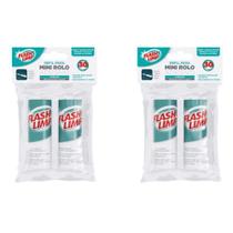 Refil p/ Mini Rolo Adesivo (4 Peças) 30 folhas Flash Limp