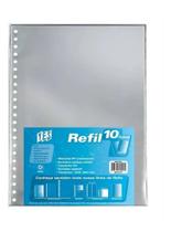 Refil P/Pasta Catalogo Espiral C/10 Unidades - YES