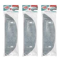 Refil p/ Vassoura Mágica 100% Microfibra 3 peças Flash Limp