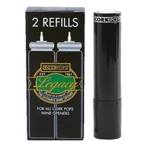 Refil para Abridor De Garrafas Vinho Cartucho Cork Pop com 2 Unidades