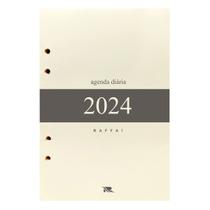 Refil para Agenda Diária 2024 Raffai - Raffai Couros