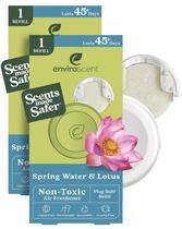 Refil para Aromatizador Elétrico Enviroscent Primavera Lótus 2 unidades Refil para Aromatizador Elétrico Enviroscent Primavera Lótus 2 unidades