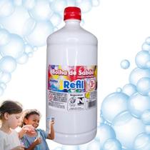 Refil para bolha de sabão líquido Bubble, atóxica e perfumada, escolha a quantidade