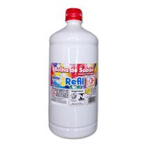 Refil para bolha de sabão líquido Bubble para máquina de fazer bolhas 1 litro, atóxica e perfumada