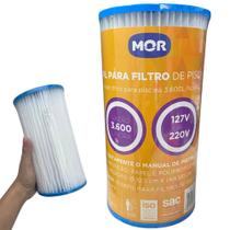 Refil para Bomba Filtrante 3600 Litros Por Hora 127v e 220v da Marca Mor