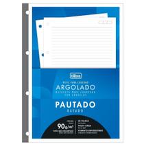 Refil Para Caderno Argolado Universitario 90gr 80fls